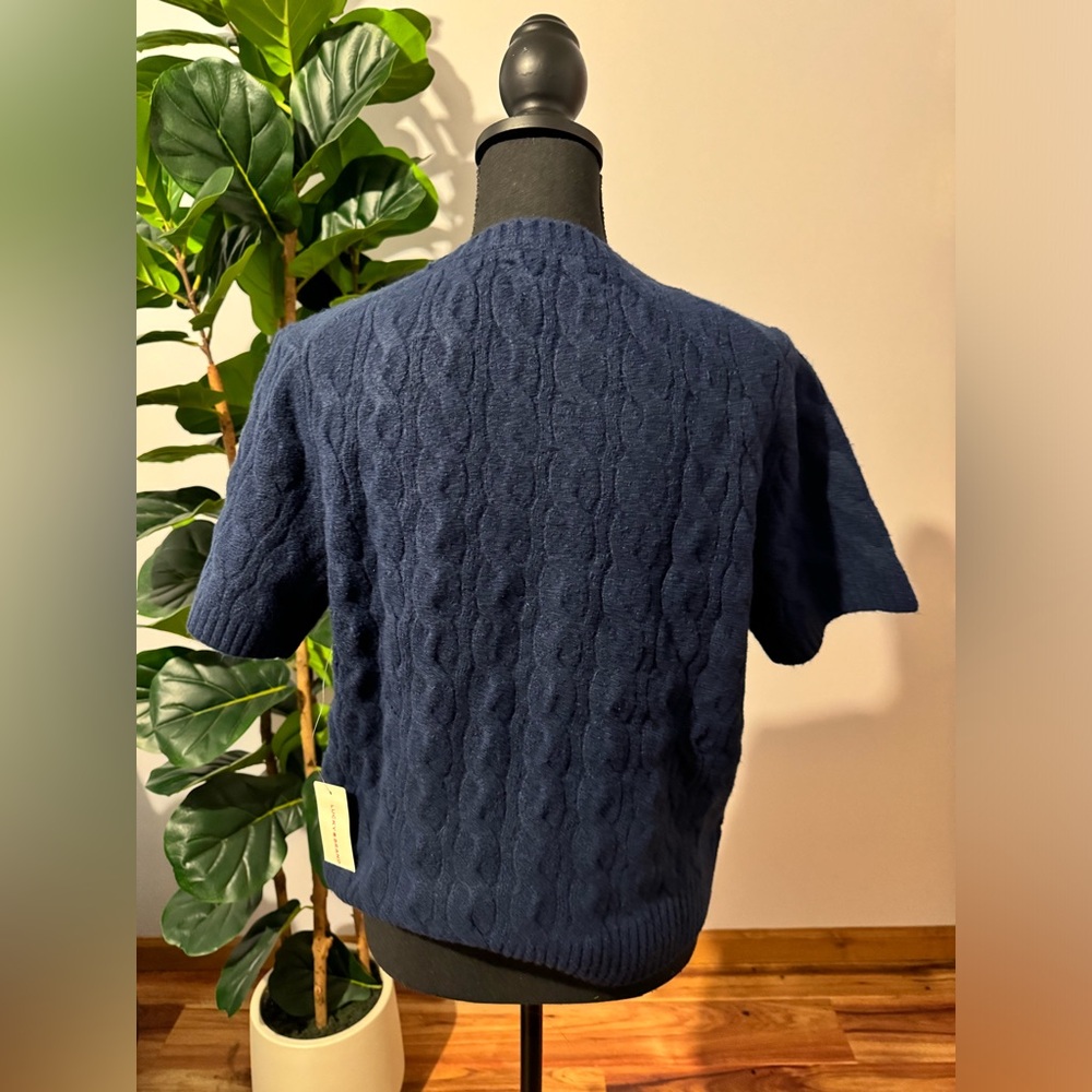 Lucky Brand Navy Cable Knit Sweater - Picture 3 of 3
